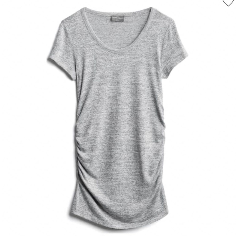 Market & Spruce Alma Maternity Knit Top – Grey